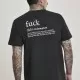 Мъжка тениска Mister Tee FCK в черен цвят, Тениски - Hoodstyle.bg