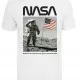 Мъжка бяла тениска Mister Tee NASA Moon Man, Тениски - Hoodstyle.bg