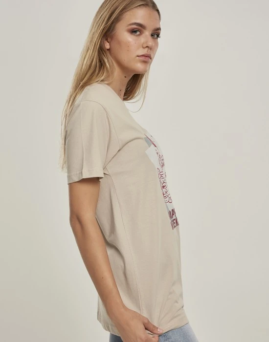 Тениска Ladies Happy Weekend Tee sand XS