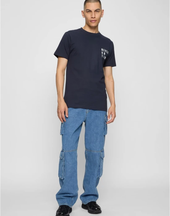 Тениска Never On Time Tee navy XXL