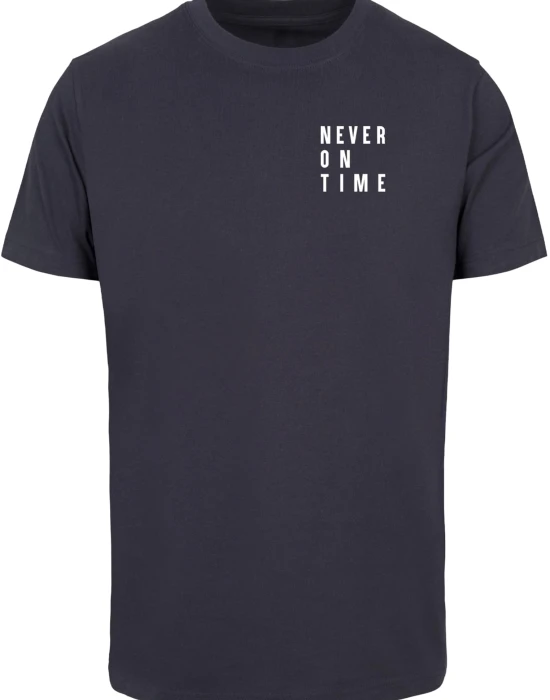 Тениска Never On Time Tee navy XXL