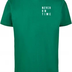 Тениска Never On Time Tee forest green XXL