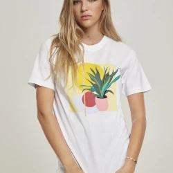 Дамска тениска Ladies Planet Art Tee white XS
