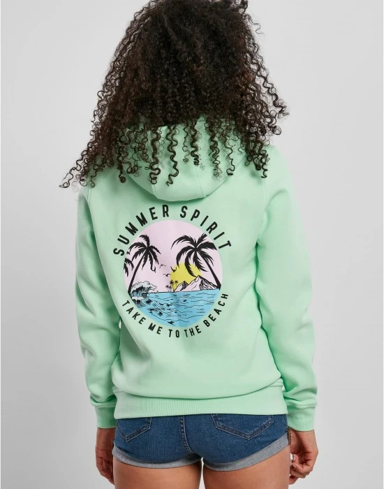 Ladies Summer Spirit Hoody neo mint XS