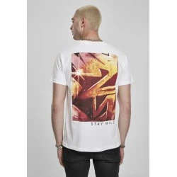 Мъжка тениска Mister Tee Be Free Stay Wild в бяло