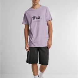Тениска Fika Definition T-Shirt Round Neck lilac 5XL