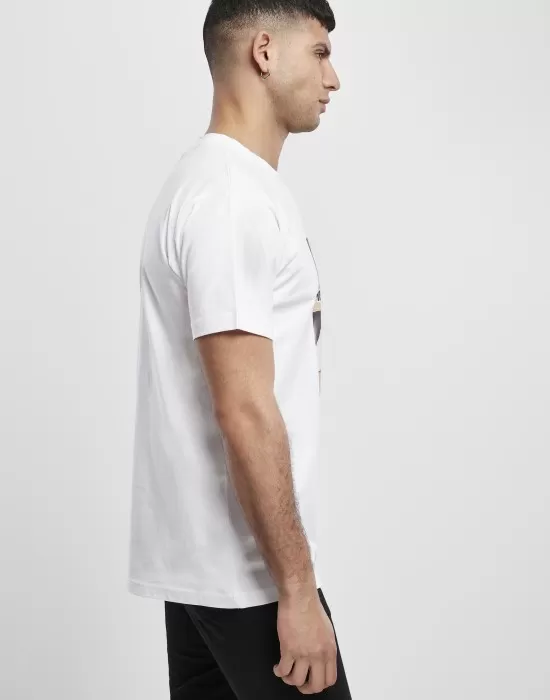 Мъжка тениска Mister Tee Game Over and Over в бяло, Тениски - Hoodstyle.bg