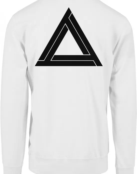 Мъжка бяла блуза Mister Tee Triangle, Блузи - Hoodstyle.bg