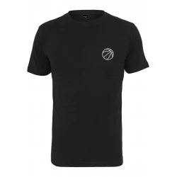 Мъжка тениска Mister Tee Colored Basketball Player в черен цвят