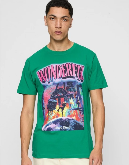 Тениска Wonderful Tee forest green XXL