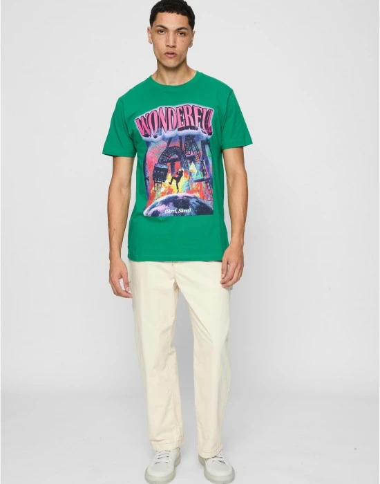 Тениска Wonderful Tee forest green XXL