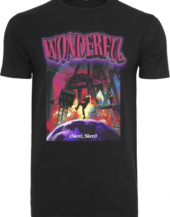 Мъжка тениска Mister Tee Wonderful в черно, Тениски - Hoodstyle.bg