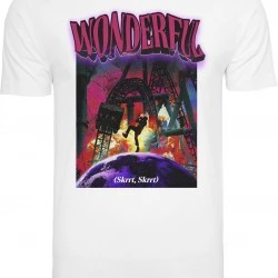 Мъжка тениска Mister Tee Wonderful в бял цвят