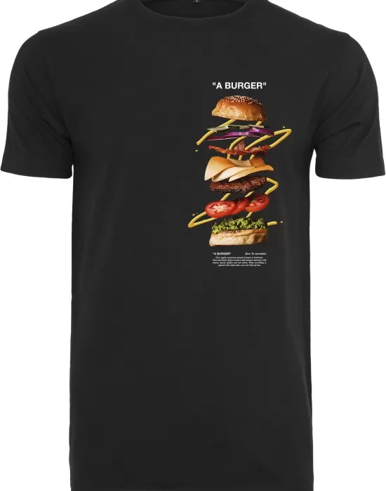 Мъжка тениска Mister Tee A Burger в черно, Тениски - Hoodstyle.bg
