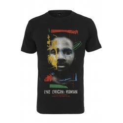 Мъжка тениска в черно Мister Tee One Origin Human 