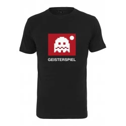 Мъжка тениска в черно Мister Tee Geisterspiel 