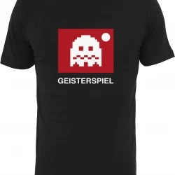 Мъжка тениска в черно Мister Tee Geisterspiel 