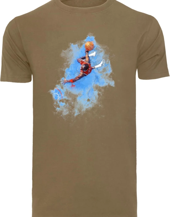 Тениска Basketball Clouds Tee olive M