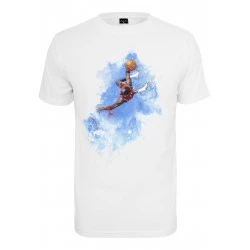 Мъжка тениска в бял цвят Mister Tee Basketball Clouds Tee white 