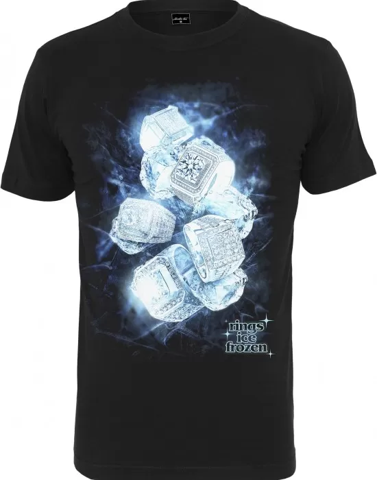 Мъжка тениска в черно Mister Tee Ice Rings, Тениски - Hoodstyle.bg