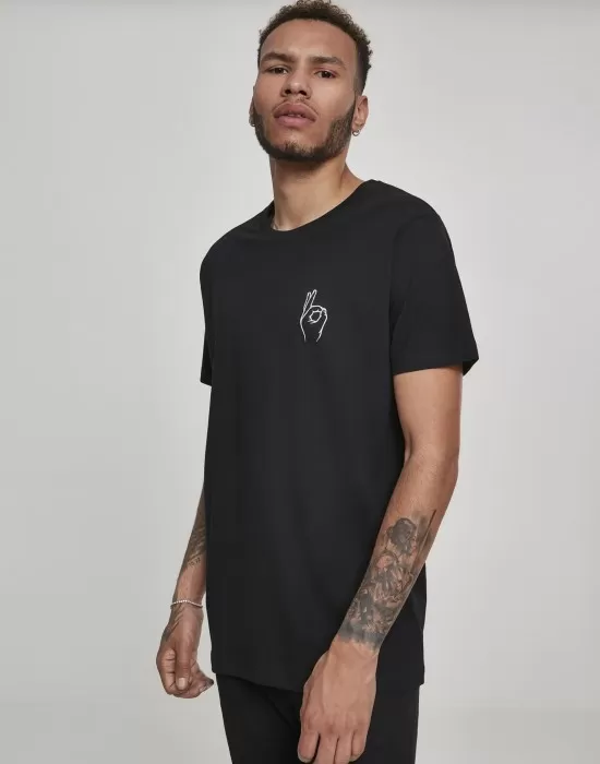Мъжка тениска в черно Mister Tee Easy Sign, Тениски - Hoodstyle.bg