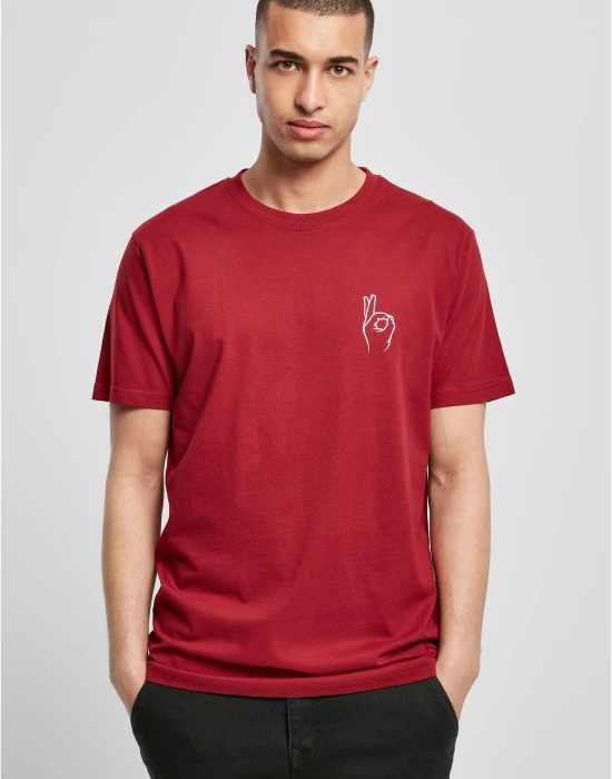 Тениска Easy Sign Tee burgundy XXL