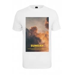 Мъжка тениска в бял цвят Mister Tee Sunday Definition Tee white 