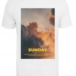 Мъжка тениска в бял цвят Mister Tee Sunday Definition Tee white 