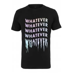 Мъжка тениска в черен цвят Mister Tee Whatever Repetition Tee black 