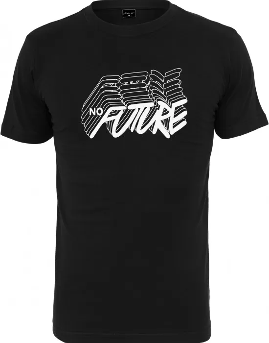 Мъжка тениска в черен цвят Mister Tee No Future Tee black, Тениски - Hoodstyle.bg