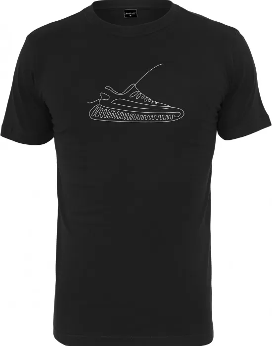 Мъжка тениска в черен цвят Mister Tee One Line Sneaker Tee black, Тениски - Hoodstyle.bg