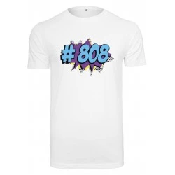 Мъжка тениска в бял цвят Mister Tee 808 Pop Tee white 