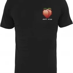 Мъжка тениска в черен цвят Mister Tee Don?t Play Tee black 