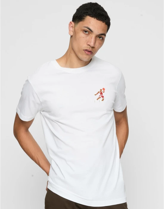 Тениска Small Basketball Player Tee white XS