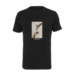 Мъжка тениска в черен цвят Mister Tee God Given Pizza Tee black 