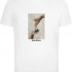 Тениска God Given Pizza Tee white XXL