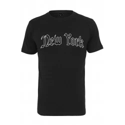 Мъжка тениска в черен цвят MIster Tee New York Wording Tee black 