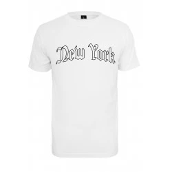 Мъжка тениска в бял цвят Mister Tee New York Wording Tee white 
