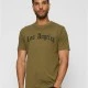 Тениска Los Angeles Wording Tee olive XXL
