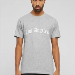 Тениска Los Angeles Wording Tee heather grey XXL