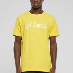 Тениска Los Angeles Wording Tee taxi yellow XXL