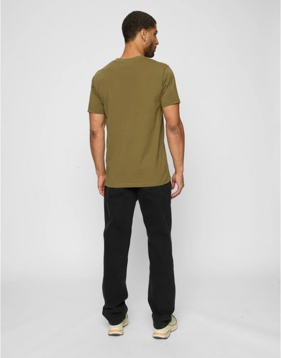 Тениска Los Angeles Wording Tee olive XXL