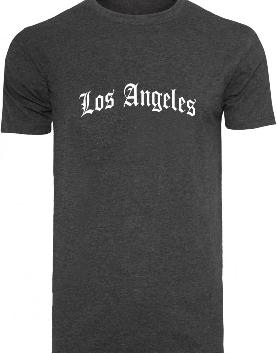 Тениска Los Angeles Wording Tee charcoal XXL