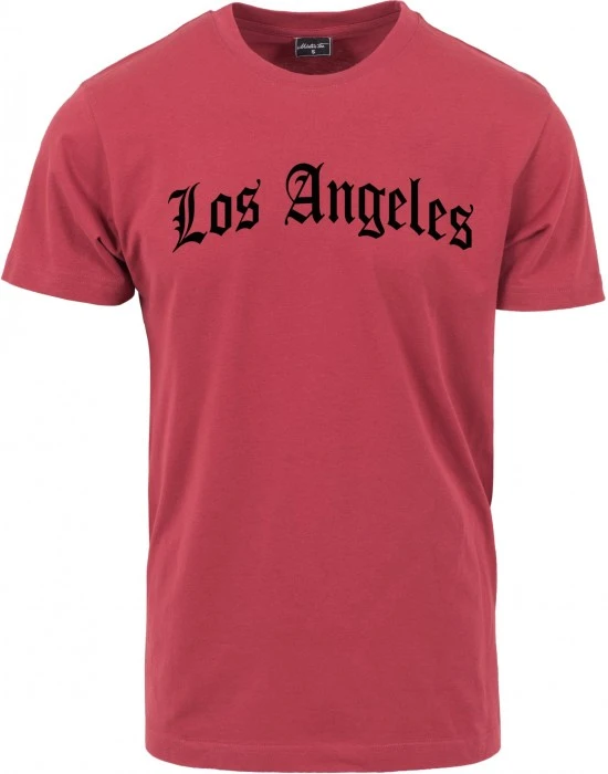 Тениска Los Angeles Wording Tee ruby XXL