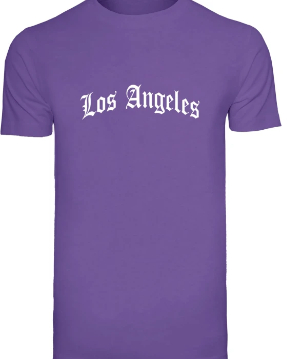 Тениска Los Angeles Wording Tee ultraviolet XXL