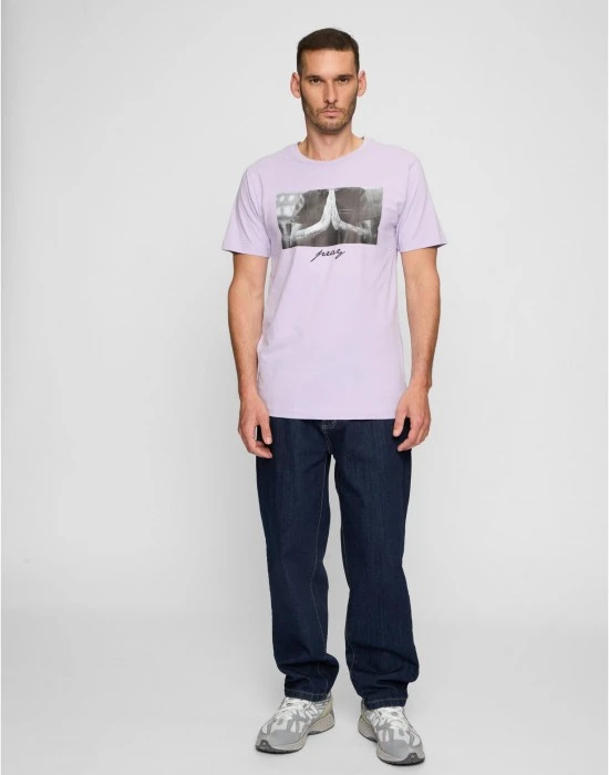 Тениска Pray Tee lilac XXL