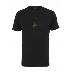 Мъжка тениска в черен цвят Mister Tee Lost Youth Rose Tee black 