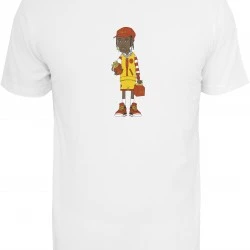 Мъжка тениска в бял цвят Mister Tee Employee Tee white 