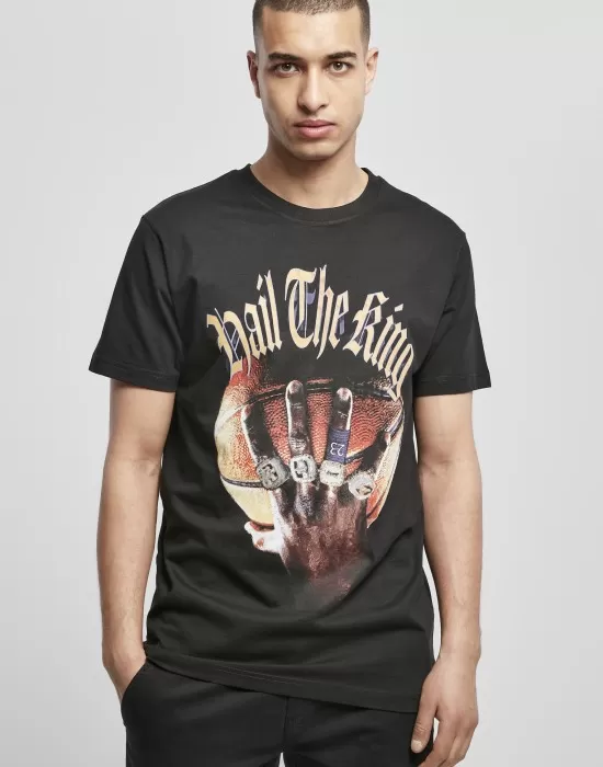 Мъжка тениска в черно Mister Tee Hail the King, Тениски - Hoodstyle.bg
