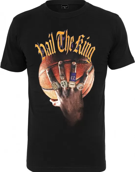 Мъжка тениска в черно Mister Tee Hail the King, Тениски - Hoodstyle.bg